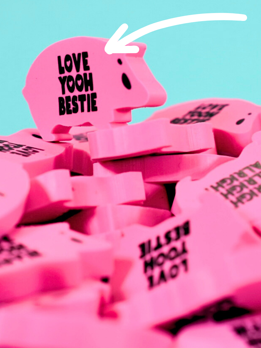 love yooh bestie card