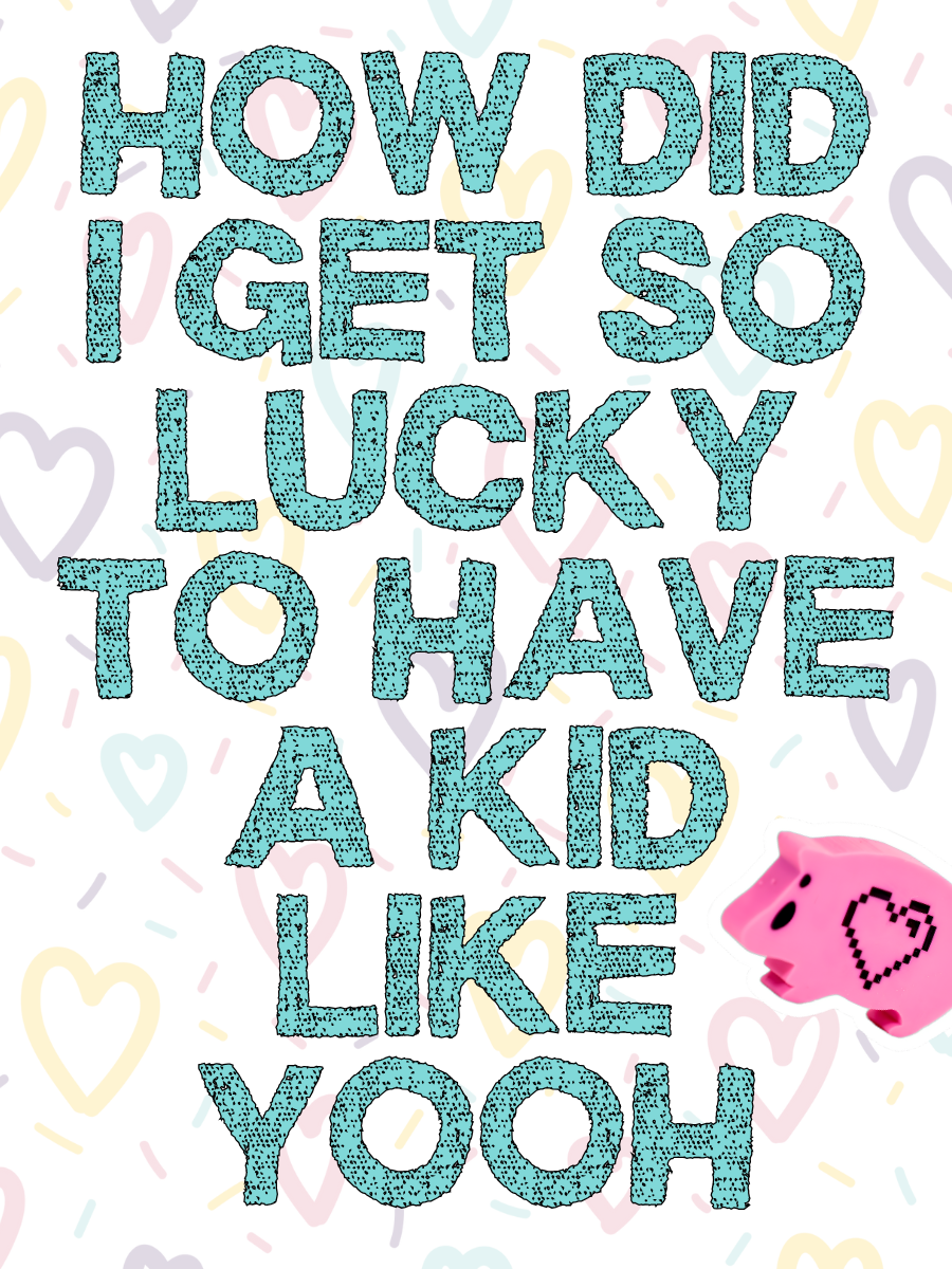 how did i get so lucky to have a kid like yooh card