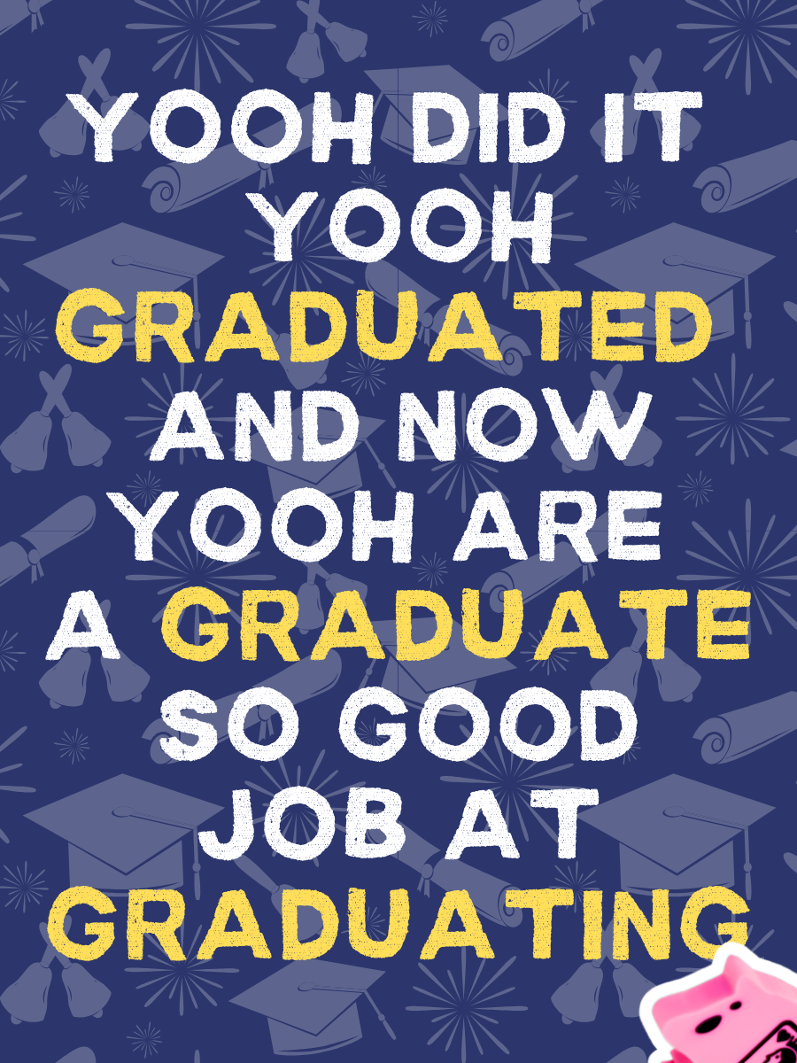 yooh have graduated card