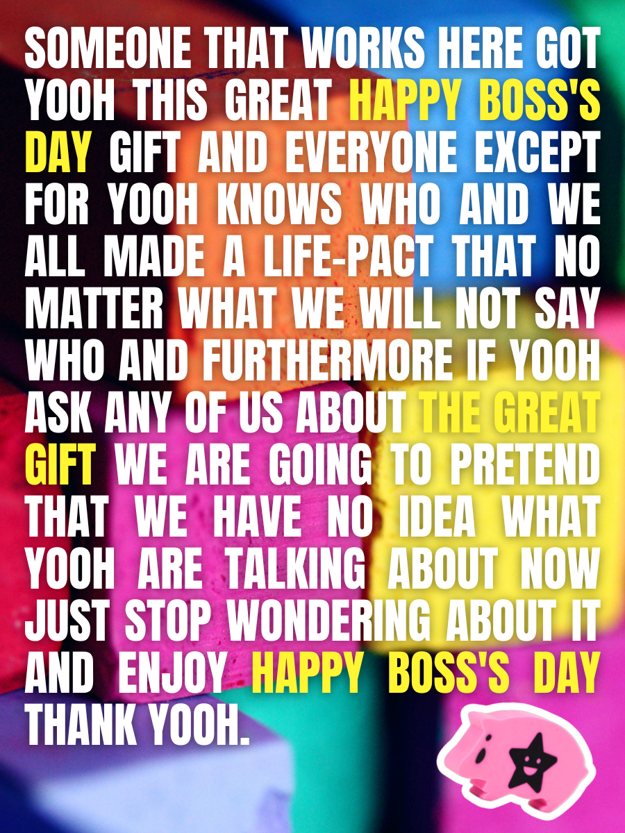 happy national boss's day (oct 16) card