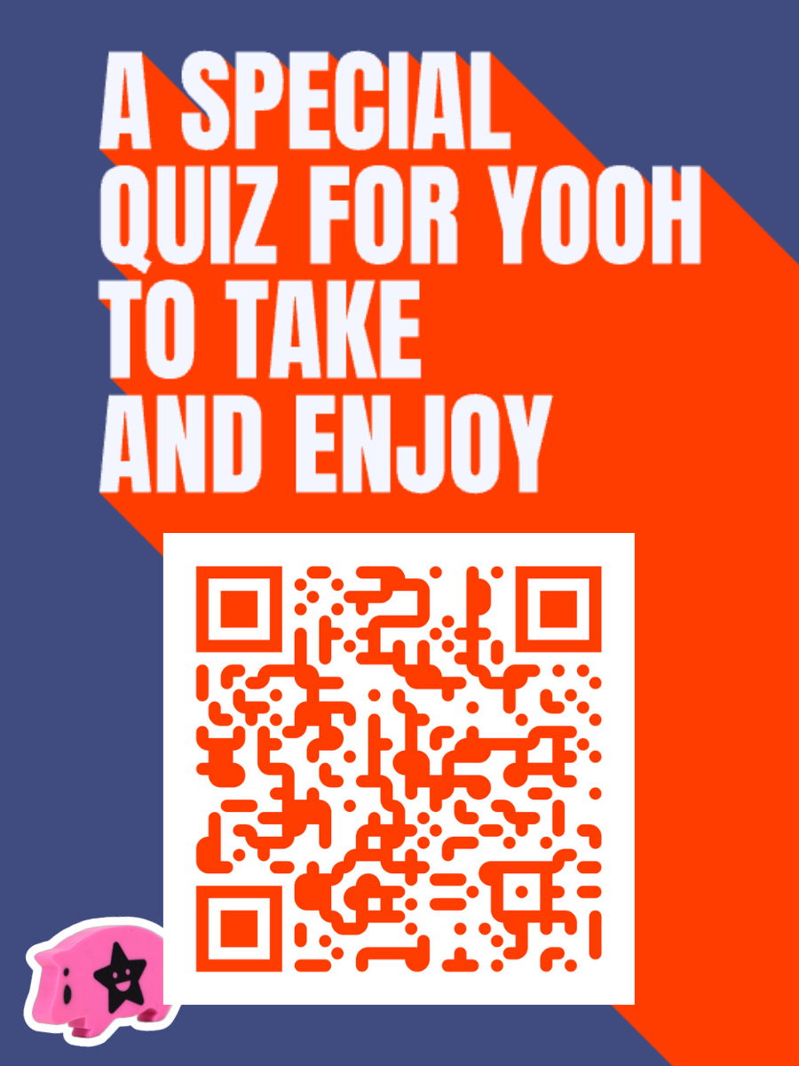 a special quiz to take and enjoy card
